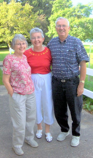 Photo of Pat, Sheryl, and Lee Sloan